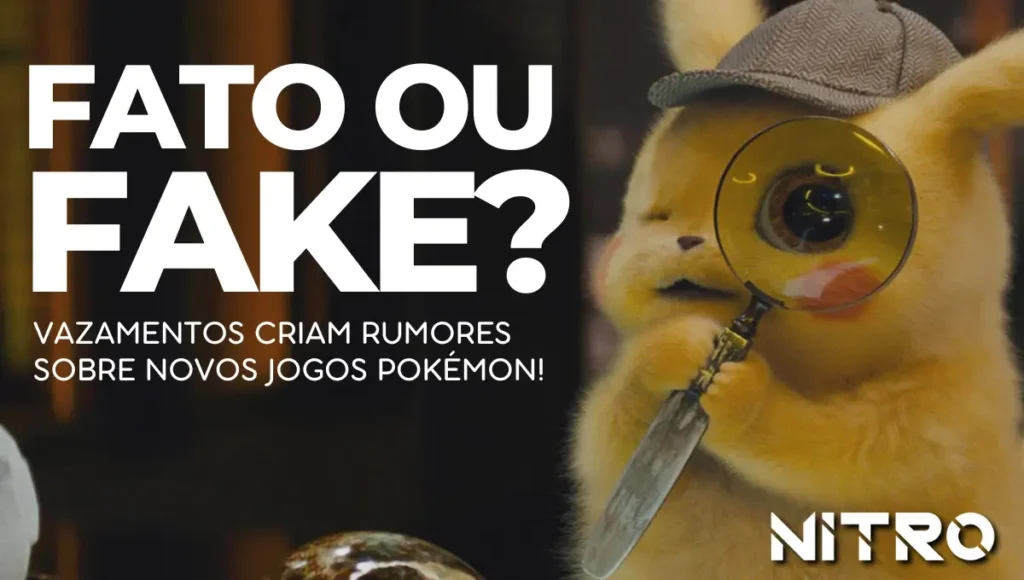 vAZAMENTOS CRIAM RUMORES SOBRE NOVOS JOGOS POKÉMON e DA GAME FREAK