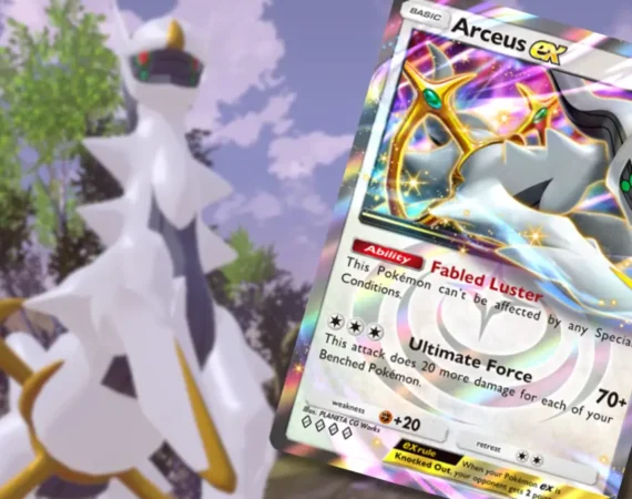 Como jogar de Arceus no Pokémon TCG Pocket