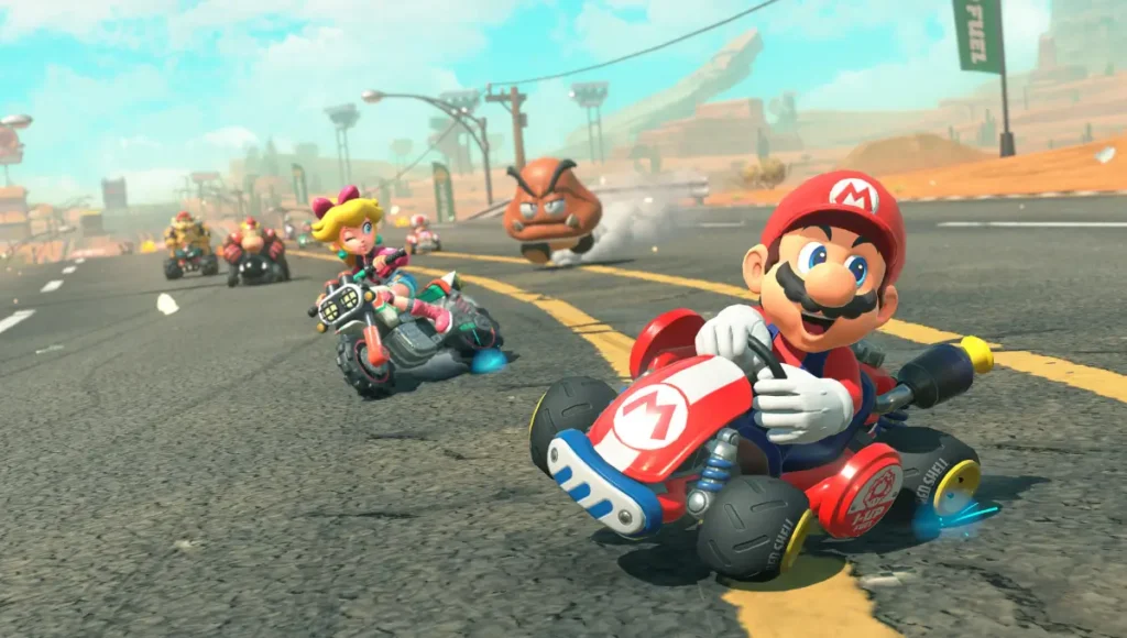 Mario Kart World uma corrida mundial (e cara)