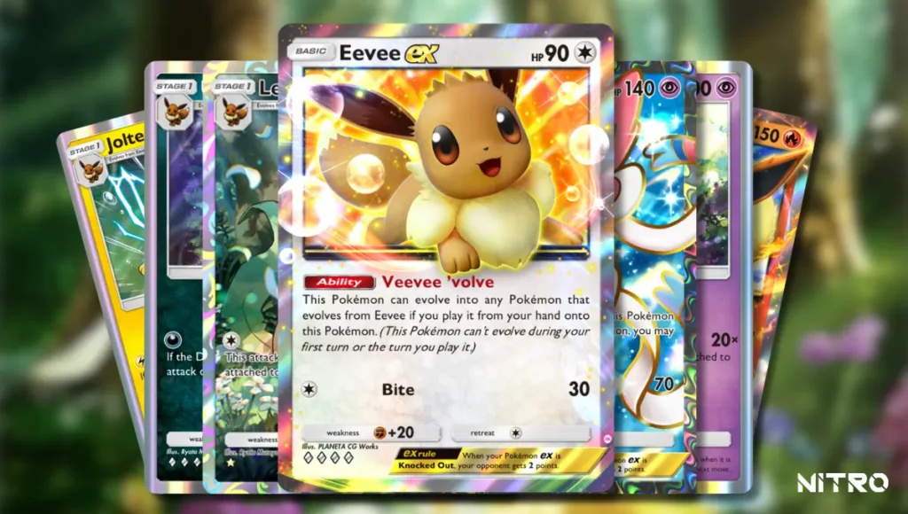Novas cartas e mecânicas no Bosque dos Eevee