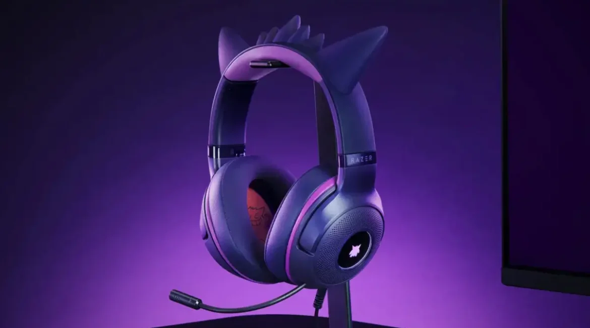 Razer Kraken Kitty V2 – Gengar Edition Estilo e Qualidade Sonora